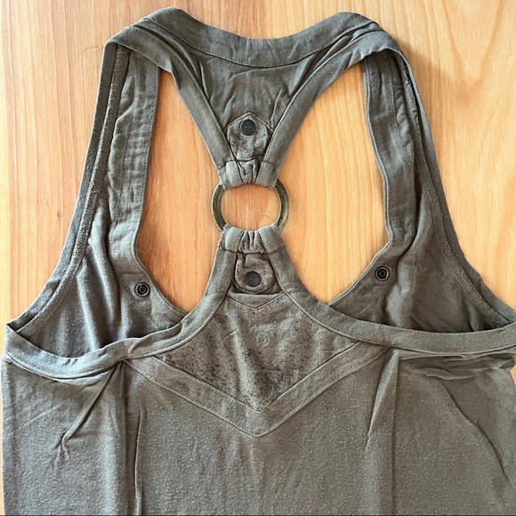 Nomads Hempwear Skyler Tunic/ Tank, Dusty Green, size S - Picture 8 of 8